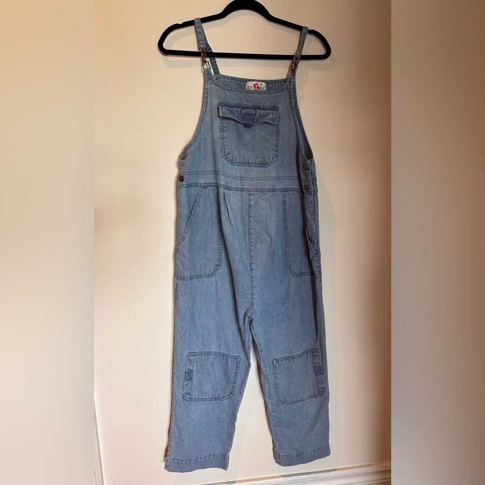 Zero 2 Nine Maternity Blue Denim Jumpsuit
